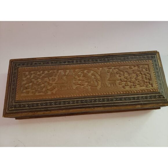 Wooden Inlay Box  - Picture 2 of 15